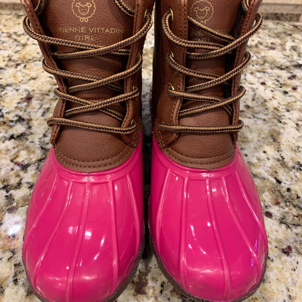 Little girls duck boots